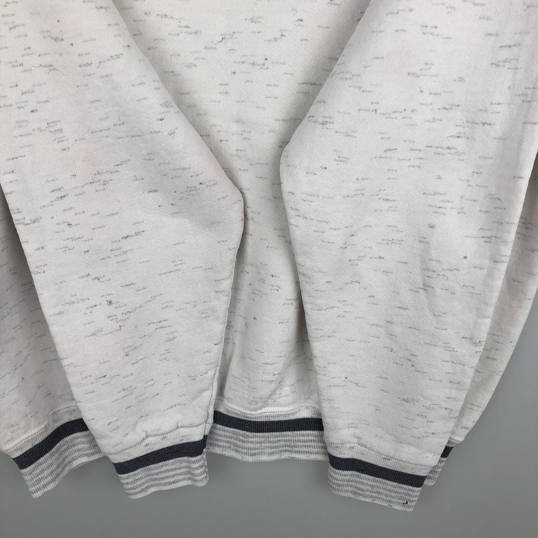 90'S ONEITA POWER-SWEATS Printed Sweatshirt Trainer Made in USA Men's Size L Vintage polyester gray type Vintage Second Hand