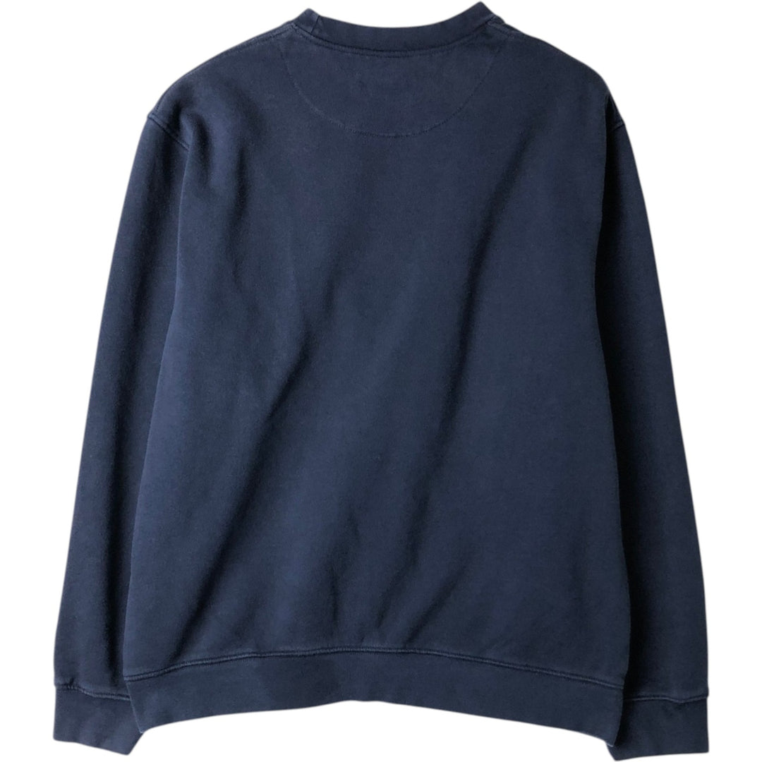 2000'S Nike One-Point Logo Sweatshirt, Men's Size L (approx.) cotton navy blue type Vintage Second Hand