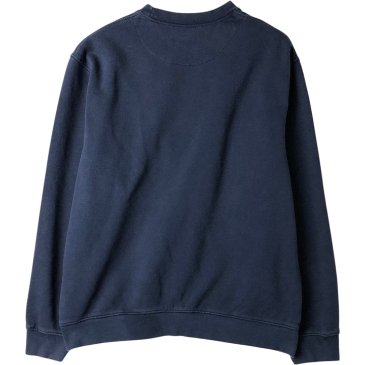 2000'S Nike One-Point Logo Sweatshirt, Men's Size L (approx.) cotton navy blue type Vintage Second Hand