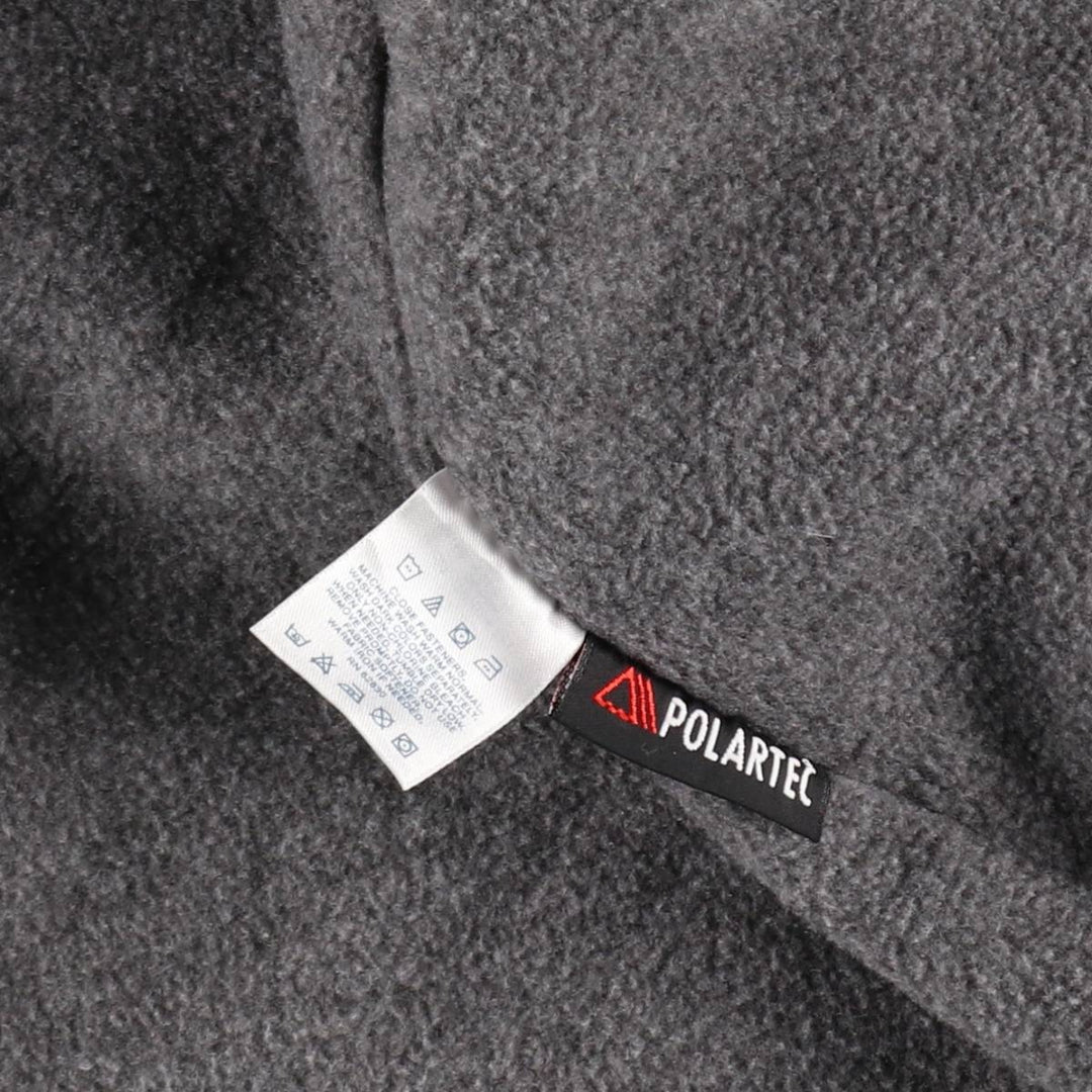 80s-90'S LANDS' END padded puffer jacket, men's size L Nylon navy blue type Vintage Second Hand
