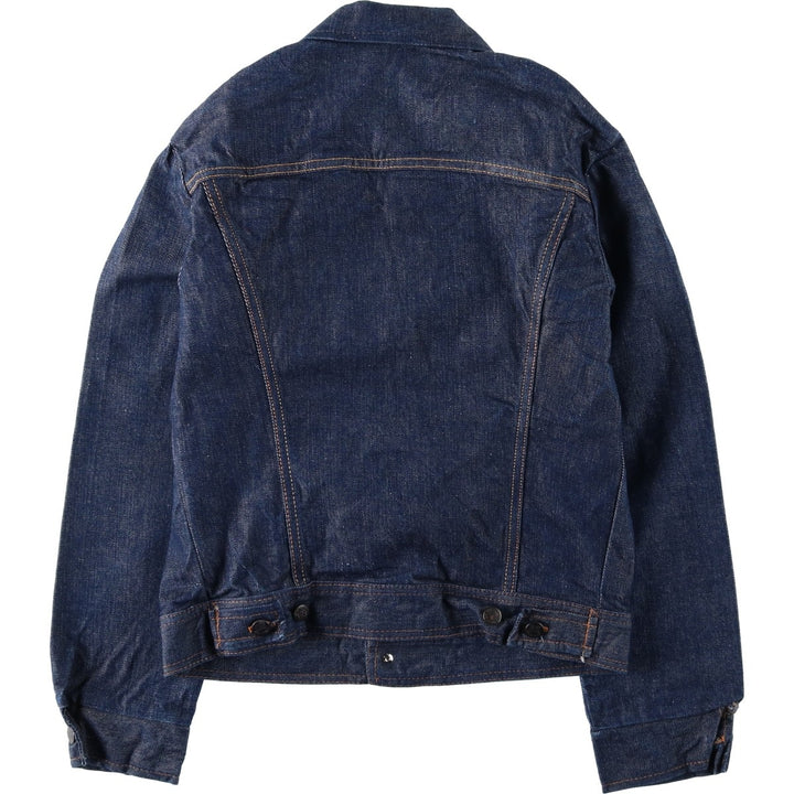SUPER RIFLE Denim Jacket (Women's Size M) unclear navy blue type Vintage Second Hand