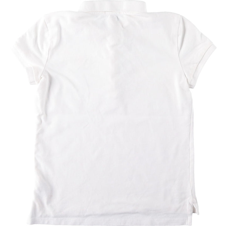 Ralph Lauren POLO RALPH LAUREN Short-Sleeve Polo Shirt, Women's Size XL (approx.) cotton white type Vintage Second Hand