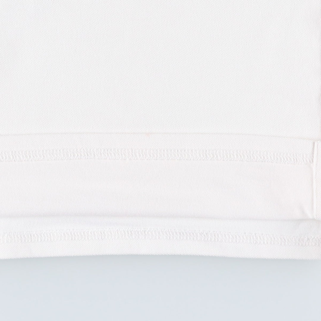 Ralph Lauren POLO RALPH LAUREN Short-Sleeve Polo Shirt, Women's Size XL (approx.) cotton white type Vintage Second Hand