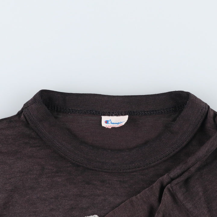 80'S Champion Tricolor Tag MLB San Francisco Giants Sports Print T-Shirt, Women's Size M (approx.) unclear brown type Vintage Second Hand