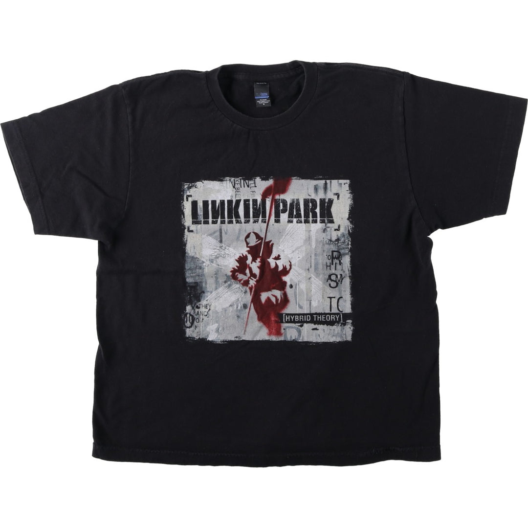 TULTEX LINKIN PARK Band T-Shirt (Women's Size M) cotton black type Vintage Second Hand