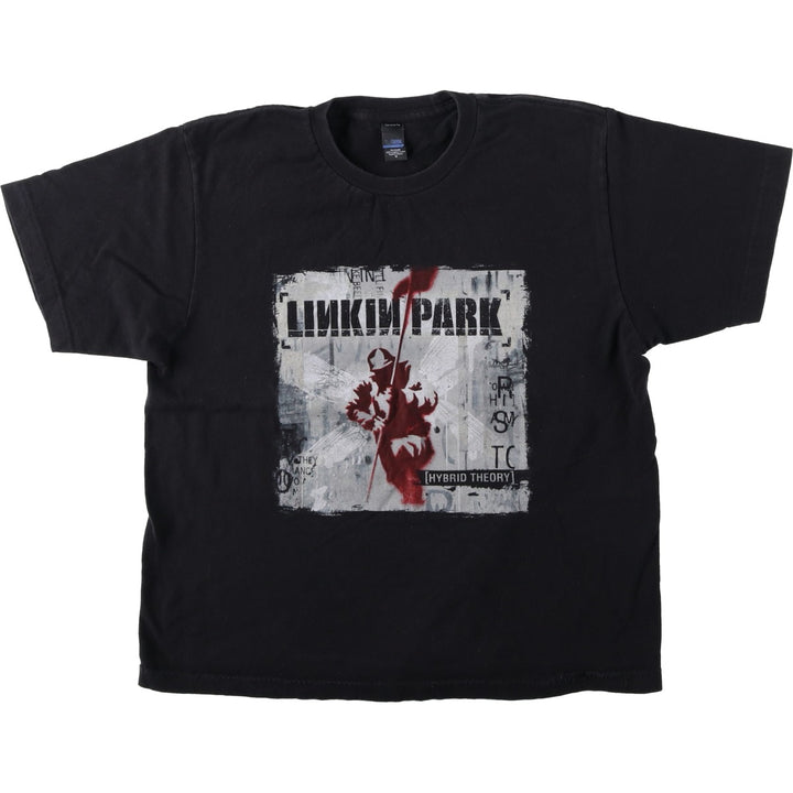 TULTEX LINKIN PARK Band T-Shirt (Women's Size M) cotton black type Vintage Second Hand