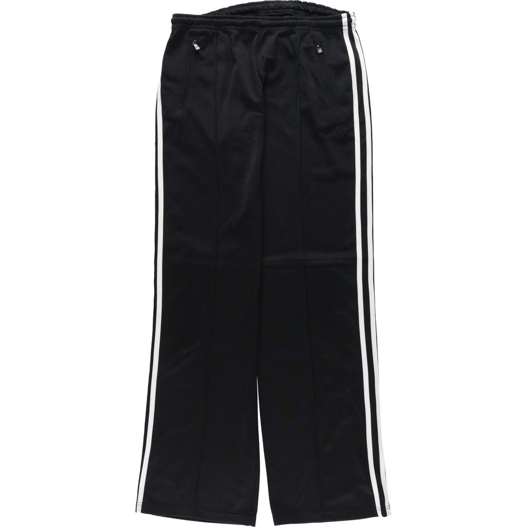 Adidas track pants for women, size XL (equivalent to W33). polyester black type Vintage Second Hand