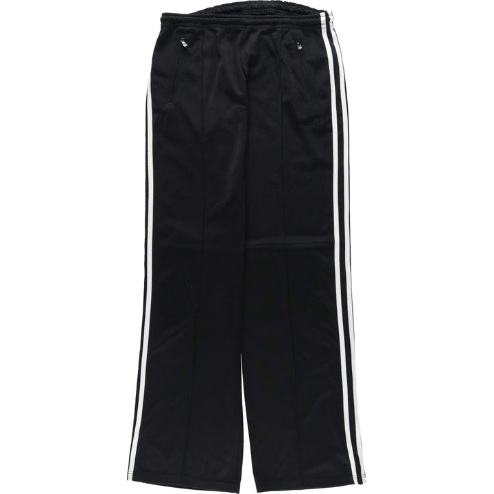 Adidas track pants for women, size XL (equivalent to W33). polyester black type Vintage Second Hand