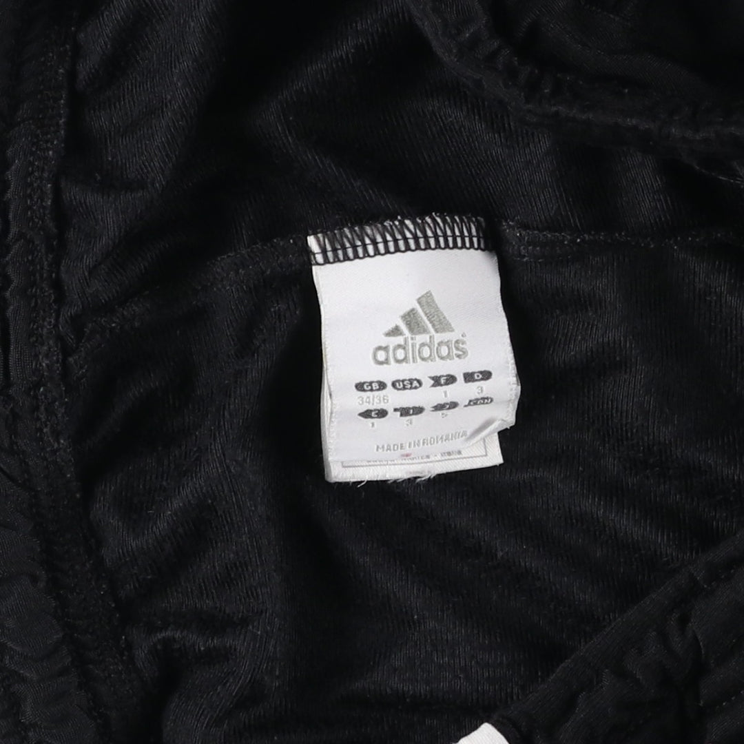 Adidas track pants for women, size XL (equivalent to W33). polyester black type Vintage Second Hand