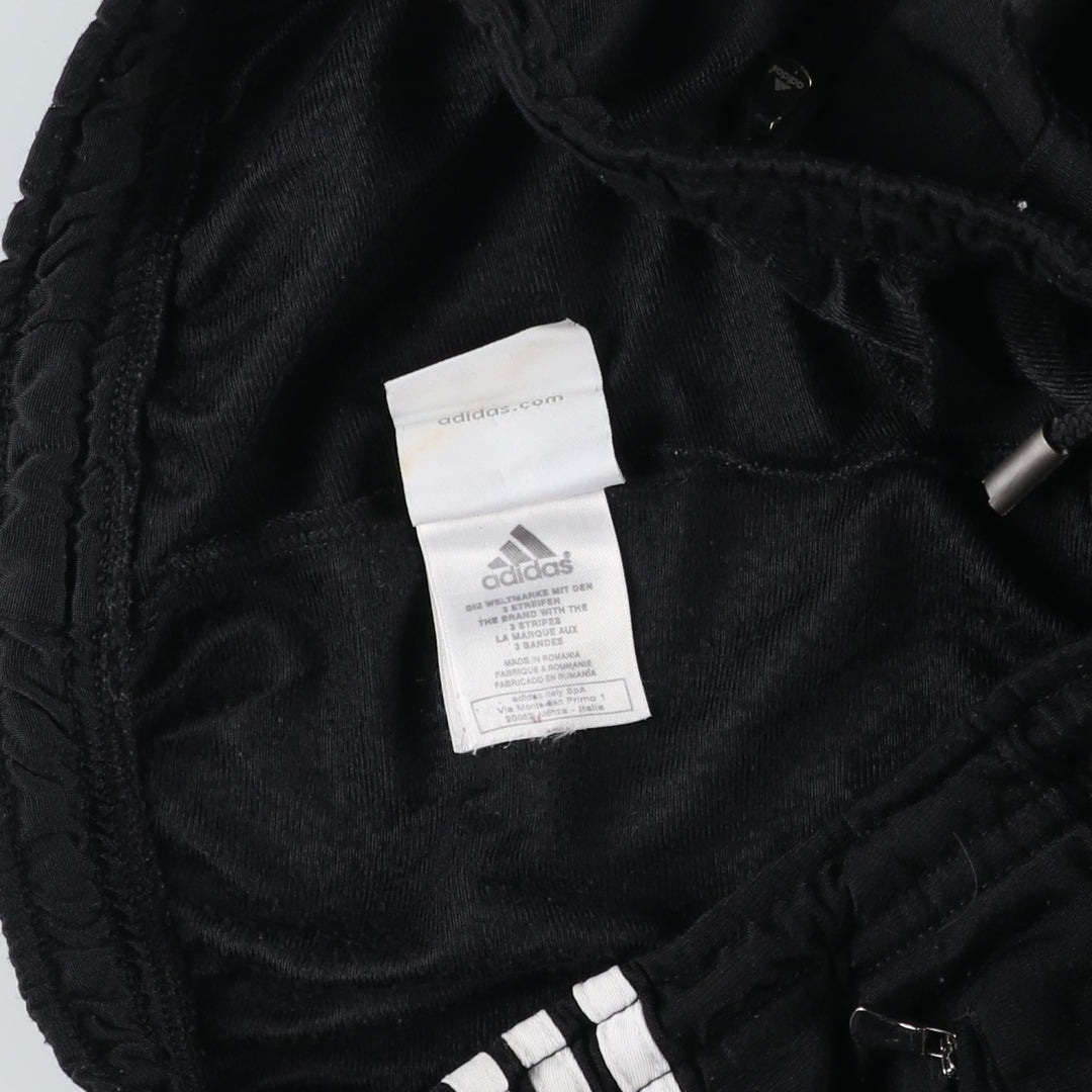 Adidas track pants for women, size XL (equivalent to W33). polyester black type Vintage Second Hand