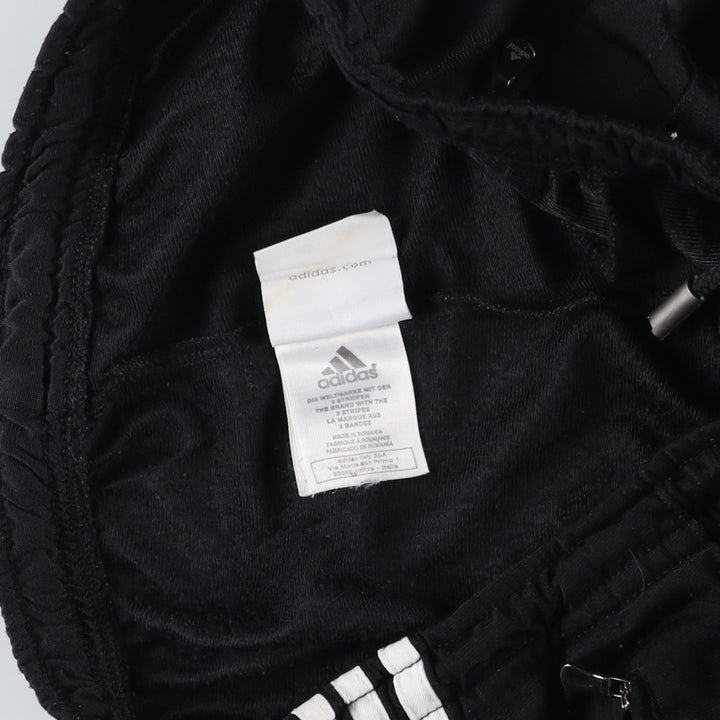 Adidas track pants for women, size XL (equivalent to W33). polyester black type Vintage Second Hand