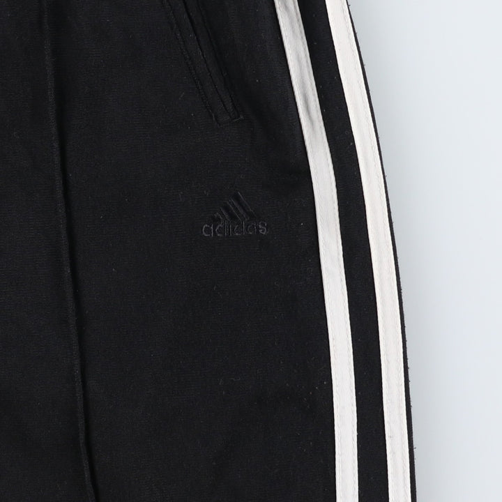 Adidas track pants for women, size XL (equivalent to W33). polyester black type Vintage Second Hand