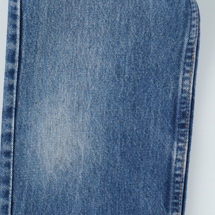 1980'S Levi's 505-0217 Tapered Denim Pants, Made in USA, Women's Size L (W28 equivalent), Vintage. unclear blue type Vintage Second Hand