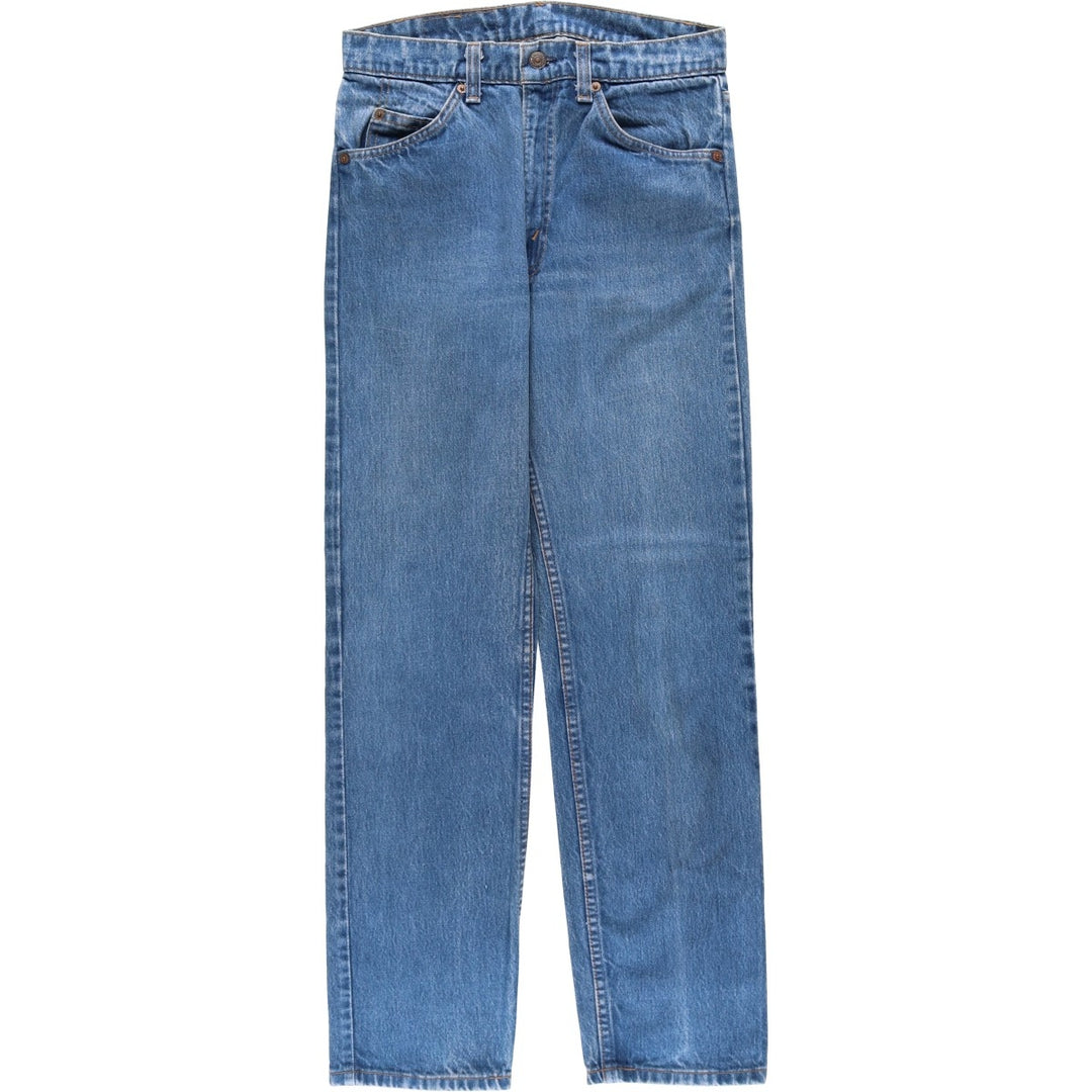 80s-90'S Levi's 20505-0217 Orange Tab Tapered Denim Pants, Made in USA, Women's Size L (equivalent to W29), Vintage cotton blue type Vintage Second Hand