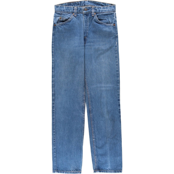 80s-90'S Levi's 20505-0217 Orange Tab Tapered Denim Pants, Made in USA, Women's Size L (equivalent to W29), Vintage cotton blue type Vintage Second Hand