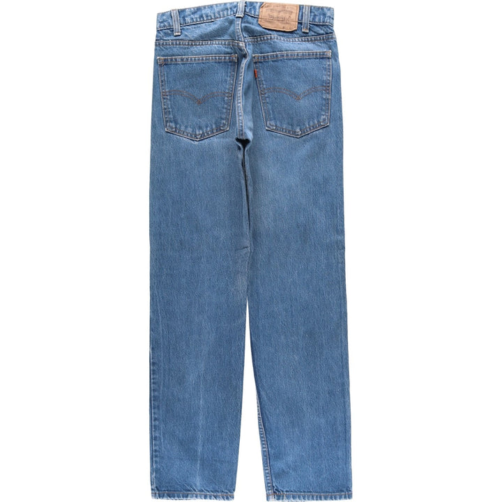 80s-90'S Levi's 20505-0217 Orange Tab Tapered Denim Pants, Made in USA, Women's Size L (equivalent to W29), Vintage cotton blue type Vintage Second Hand