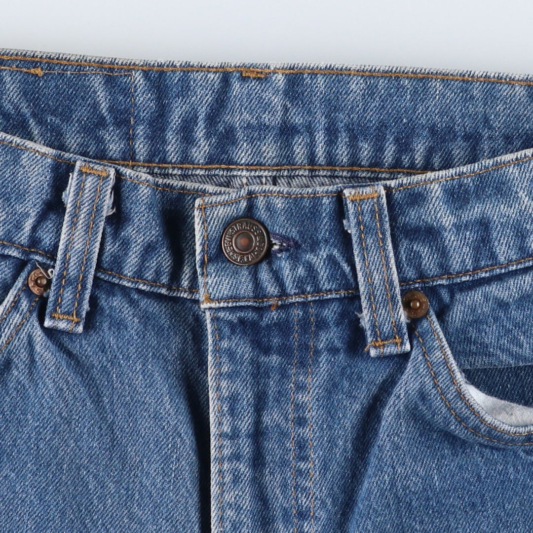 80s-90'S Levi's 20505-0217 Orange Tab Tapered Denim Pants, Made in USA, Women's Size L (equivalent to W29), Vintage cotton blue type Vintage Second Hand