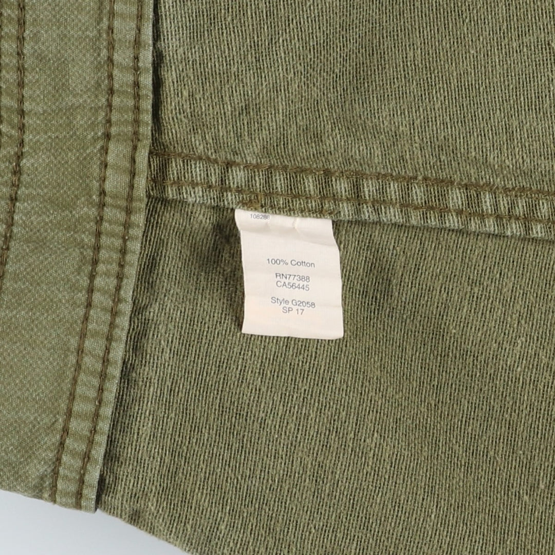 J.Crew cotton half-length A-line skirt, women's size L (approx.) cotton Khaki type Vintage Second Hand