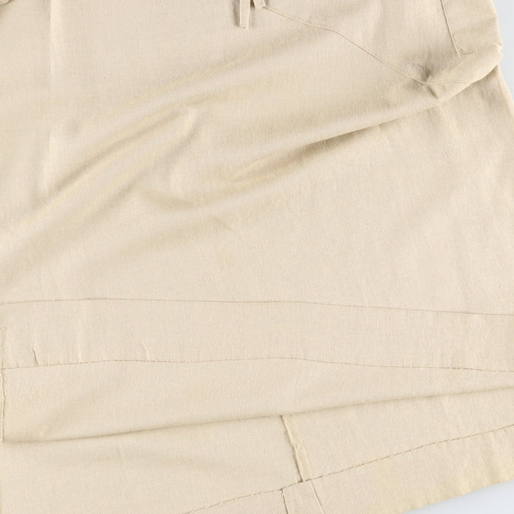 O Fashion Midi-length A-line skirt, women's size XL equivalent unclear unbleached Vintage Second Hand