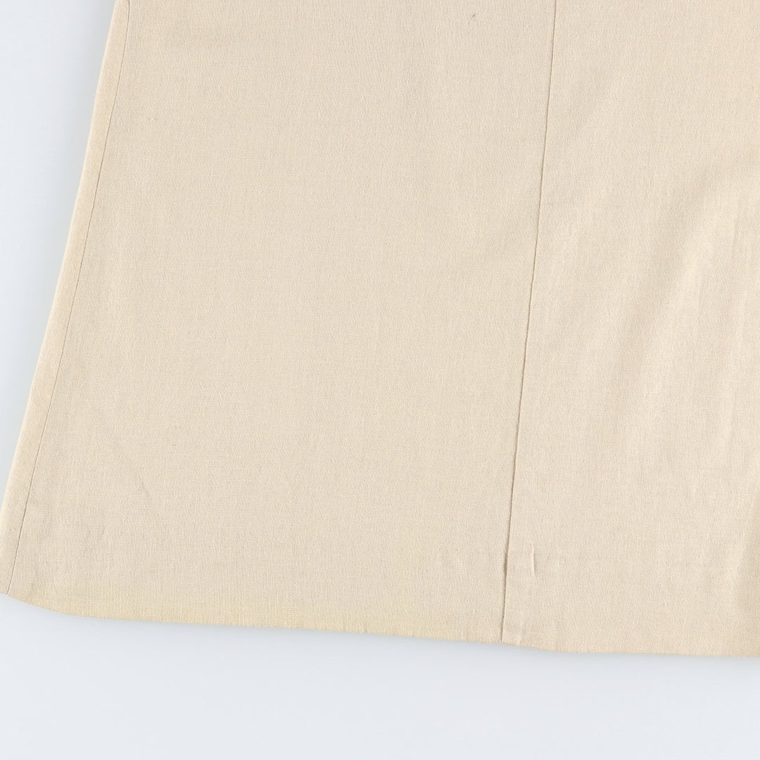 O Fashion Midi-length A-line skirt, women's size XL equivalent unclear unbleached Vintage Second Hand