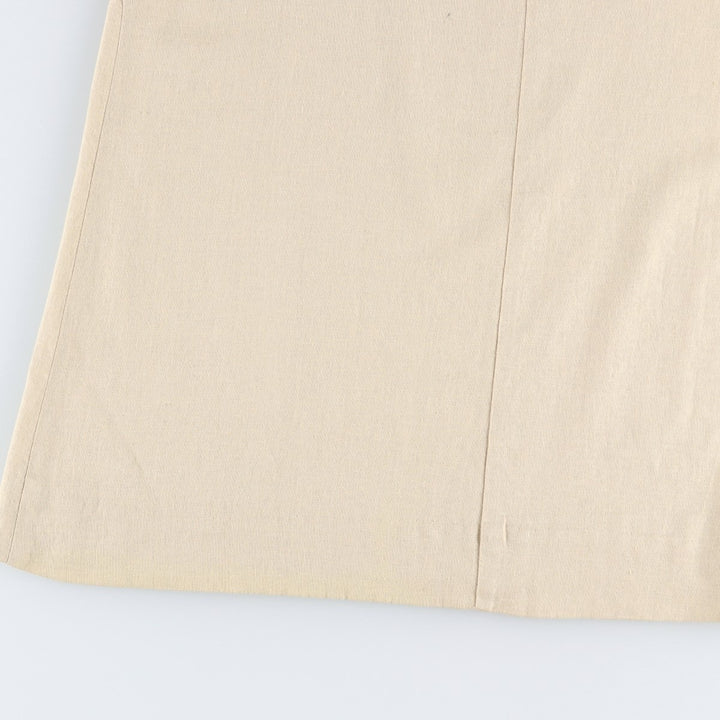 O Fashion Midi-length A-line skirt, women's size XL equivalent unclear unbleached Vintage Second Hand
