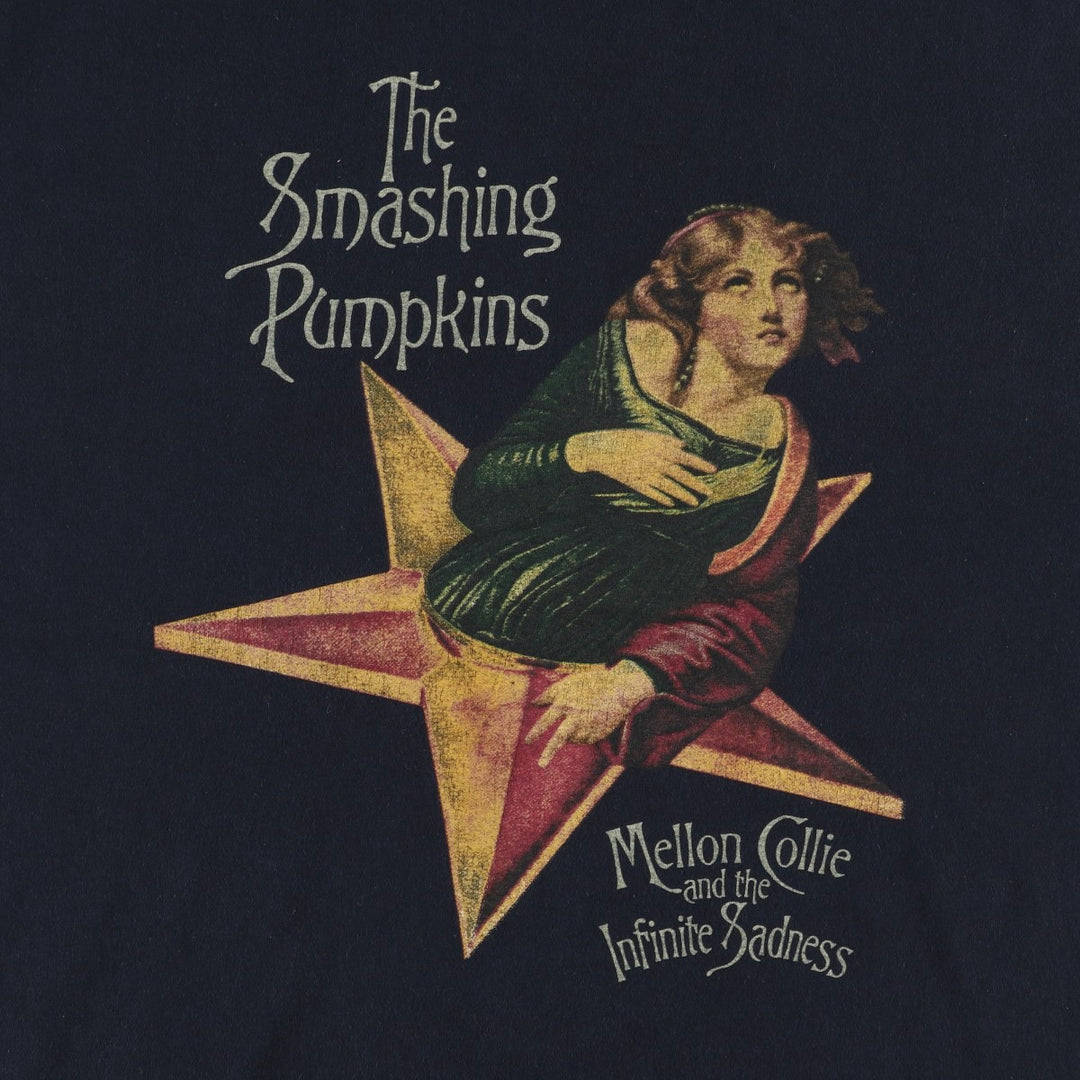 THE SMASHING PUMPKINS Smashing Pumpkins Band T-shirt Band T Men's L size cotton black type Vintage Second Hand