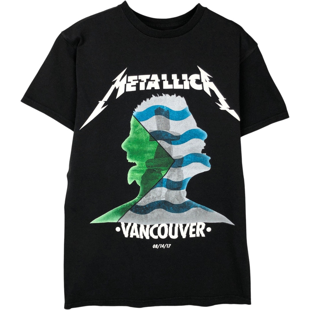 METALLICA Metallica Band T-shirt Band T Men's S size cotton black type Vintage Second Hand