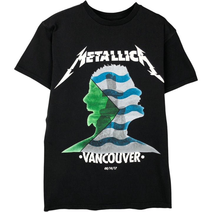METALLICA Metallica Band T-shirt Band T Men's S size cotton black type Vintage Second Hand