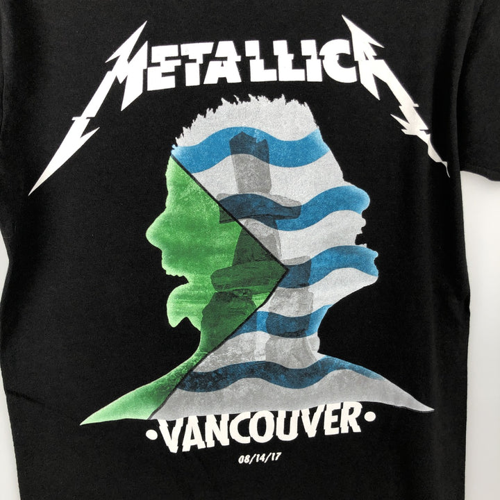 METALLICA Metallica Band T-shirt Band T Men's S size cotton black type Vintage Second Hand
