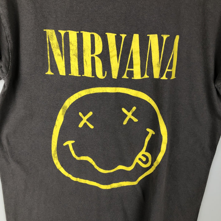 NIRVANA Nirvana Band T-shirt, Band T, Men's XL size unclear Charcoal Vintage Second Hand