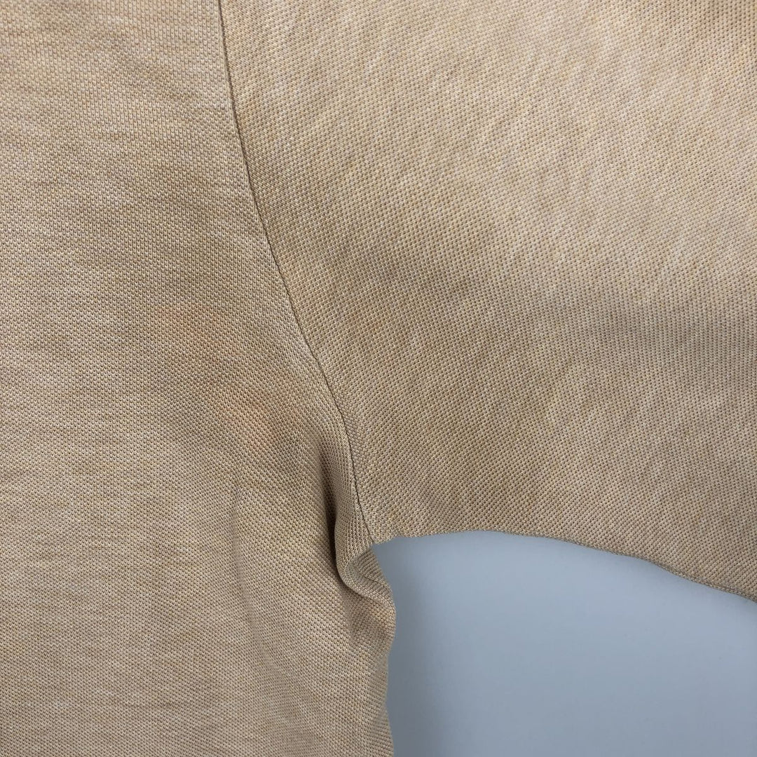 Ralph Lauren POLO by Ralph Lauren long sleeve polo shirt, men's size L cotton Beige type Vintage Second Hand