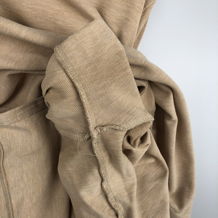 Ralph Lauren POLO by Ralph Lauren long sleeve polo shirt, men's size L cotton Beige type Vintage Second Hand