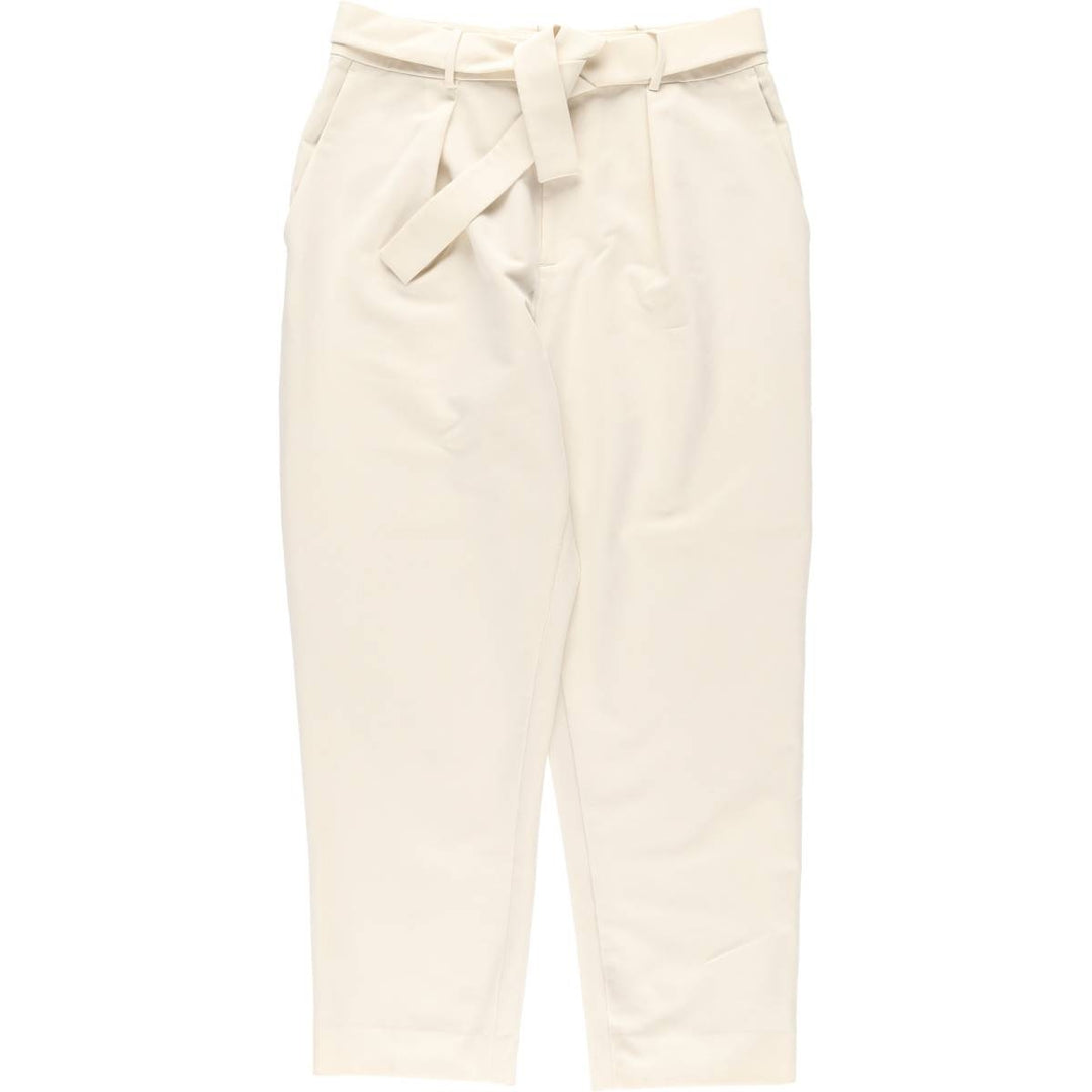 Ralph Lauren POLO RALPH LAUREN One-tuck Slacks Pants Women's XL (equivalent to W33) polyester ivory Vintage Second Hand