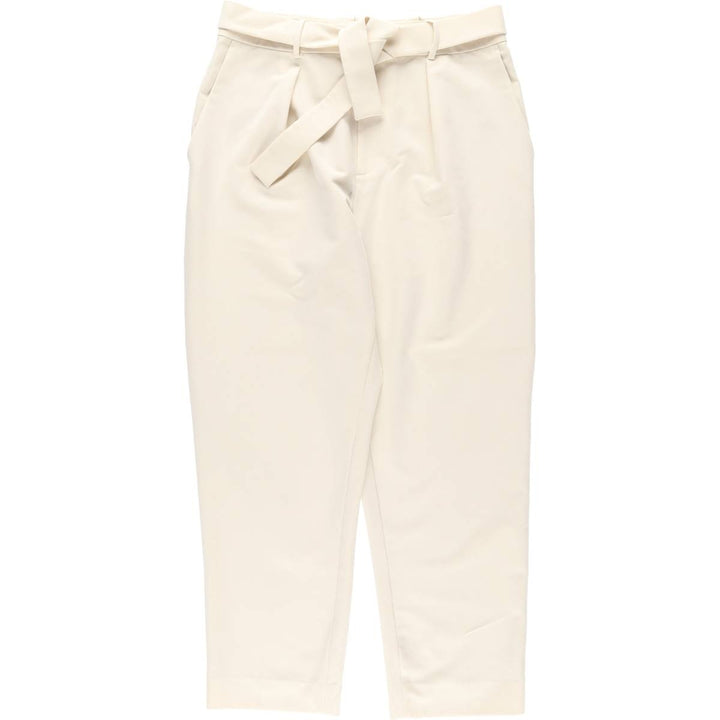 Ralph Lauren POLO RALPH LAUREN One-tuck Slacks Pants Women's XL (equivalent to W33) polyester ivory Vintage Second Hand