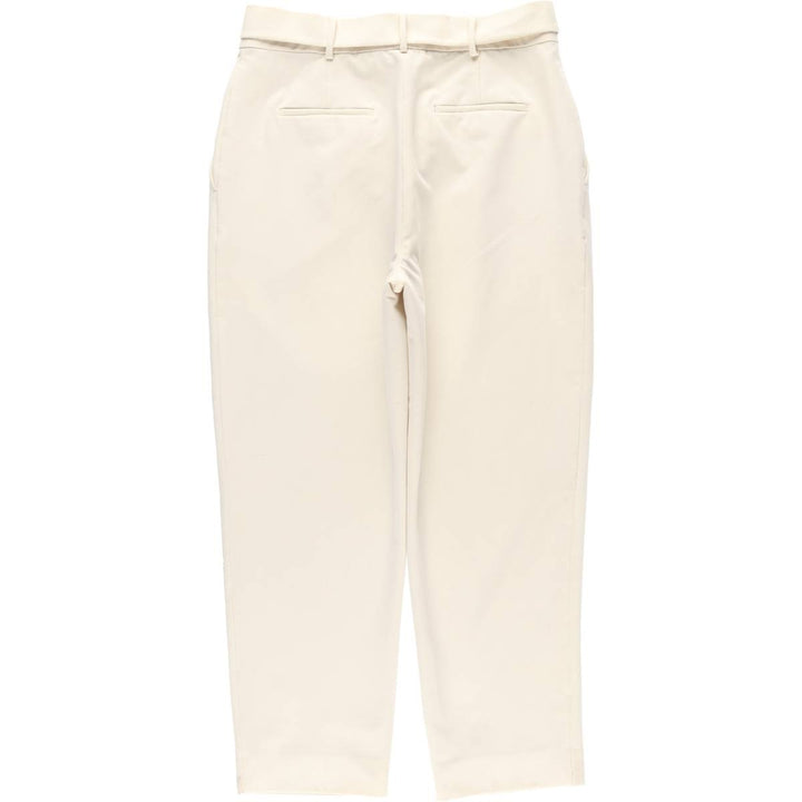 Ralph Lauren POLO RALPH LAUREN One-tuck Slacks Pants Women's XL (equivalent to W33) polyester ivory Vintage Second Hand