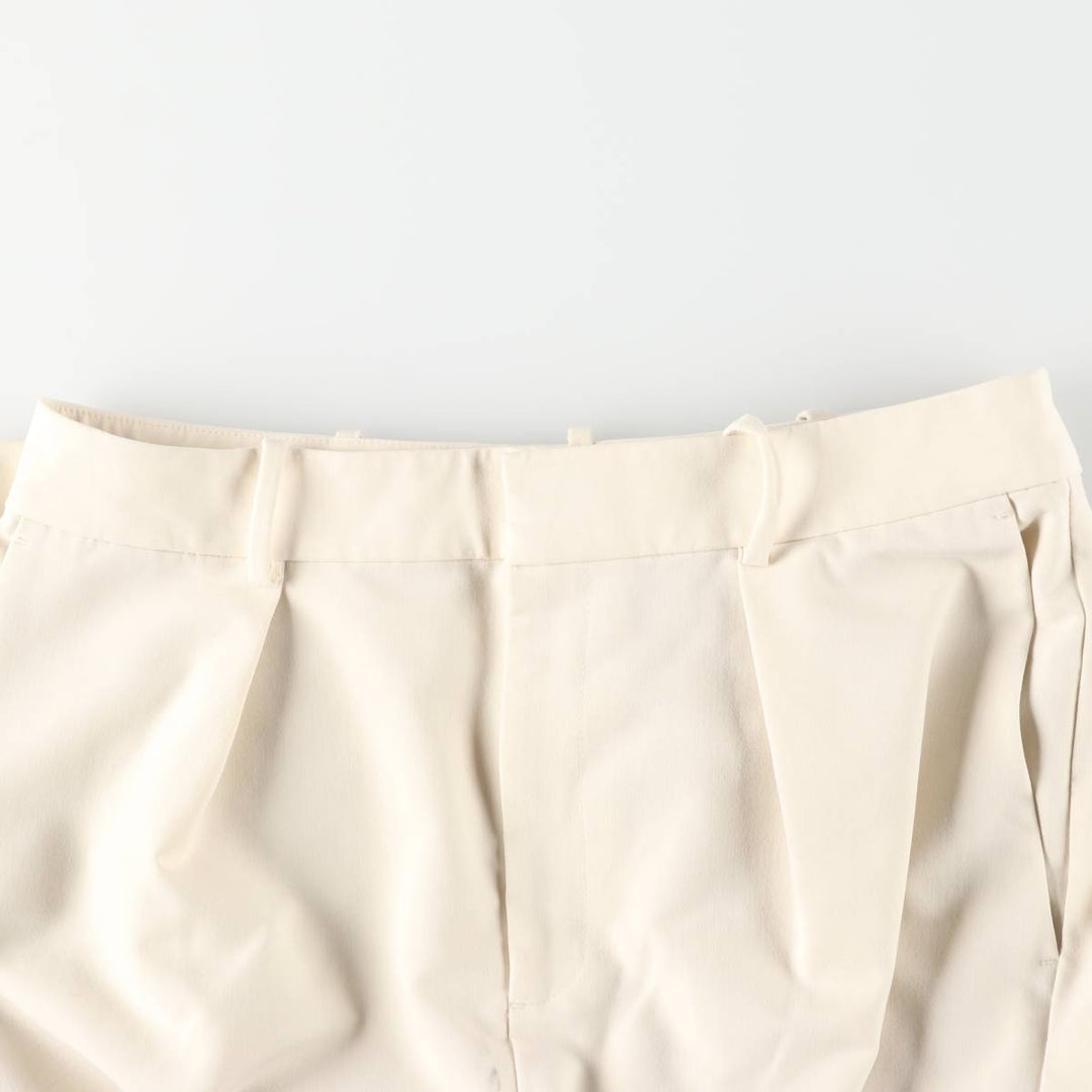 Ralph Lauren POLO RALPH LAUREN One-tuck Slacks Pants Women's XL (equivalent to W33) polyester ivory Vintage Second Hand