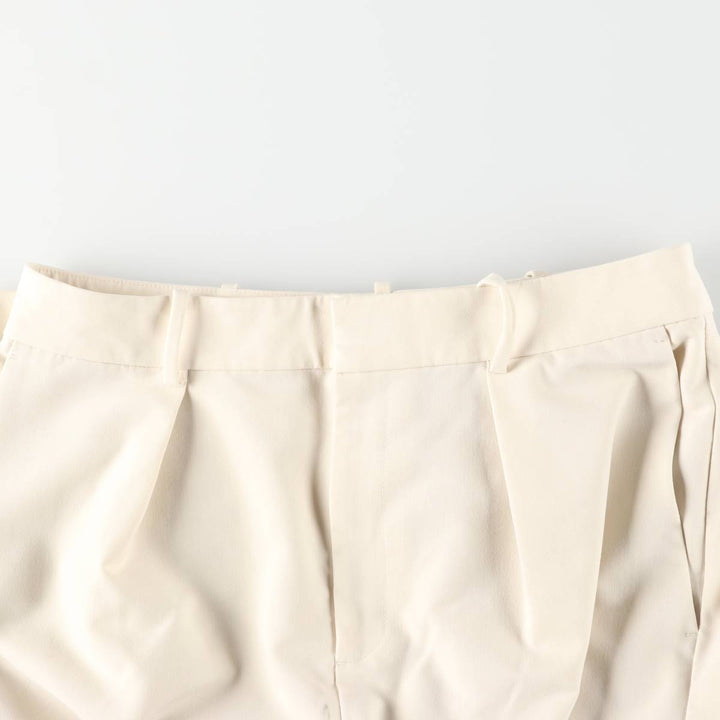 Ralph Lauren POLO RALPH LAUREN One-tuck Slacks Pants Women's XL (equivalent to W33) polyester ivory Vintage Second Hand