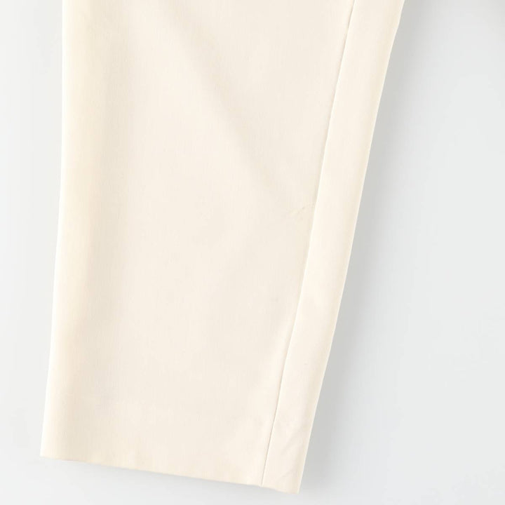 Ralph Lauren POLO RALPH LAUREN One-tuck Slacks Pants Women's XL (equivalent to W33) polyester ivory Vintage Second Hand