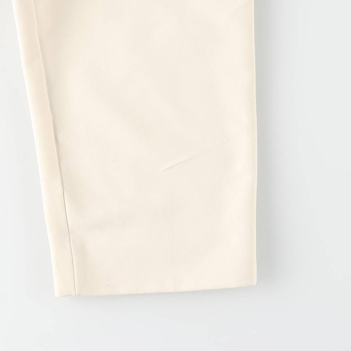 Ralph Lauren POLO RALPH LAUREN One-tuck Slacks Pants Women's XL (equivalent to W33) polyester ivory Vintage Second Hand
