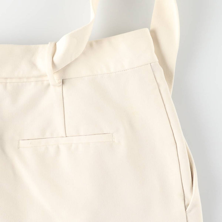 Ralph Lauren POLO RALPH LAUREN One-tuck Slacks Pants Women's XL (equivalent to W33) polyester ivory Vintage Second Hand