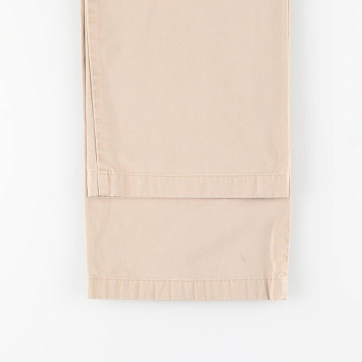 Ralph Lauren Chino Pants, Women's XL (equivalent to W32) cotton Beige type Vintage Second Hand