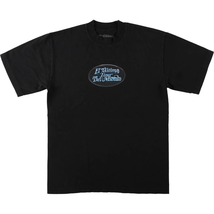 BAD BUNNY Band T-shirt, Made in USA, Men's Size S (approx.) cotton black type Vintage Second Hand