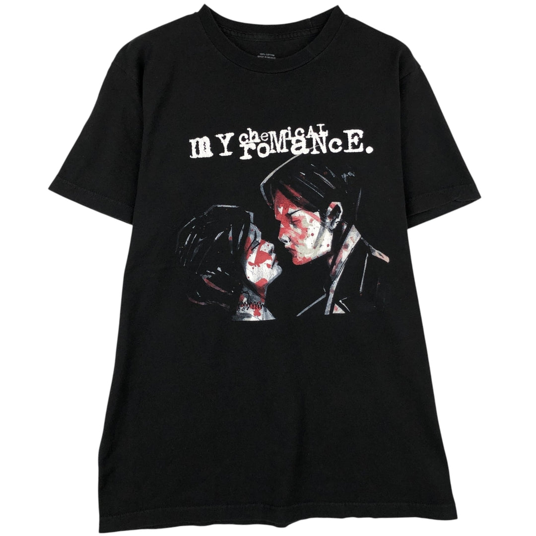 MY CHEMICAL ROMANCE My Chemical Romance Band T-shirt Band T Men's L size cotton black type Vintage Second Hand
