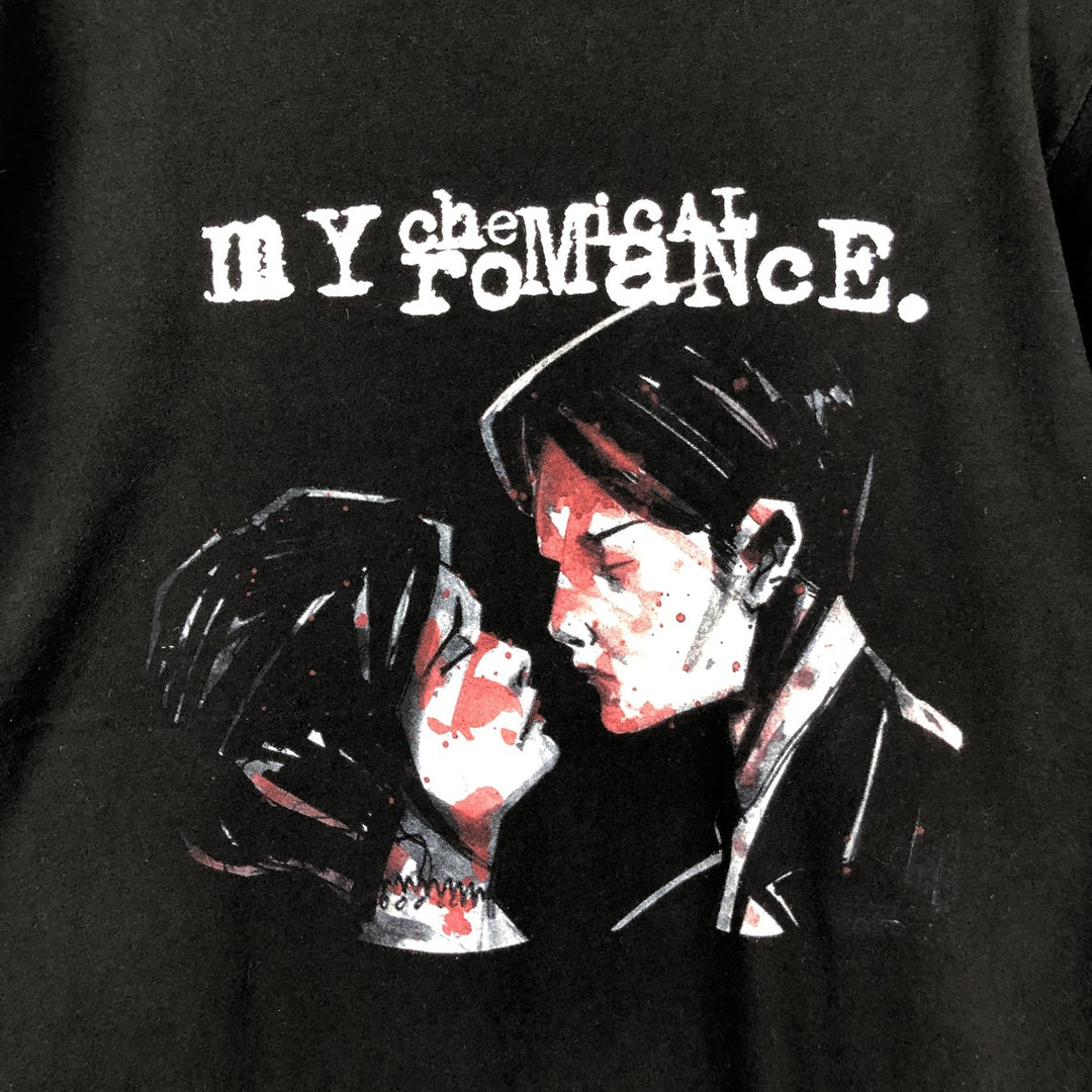 MY CHEMICAL ROMANCE My Chemical Romance Band T-shirt Band T Men's L size cotton black type Vintage Second Hand