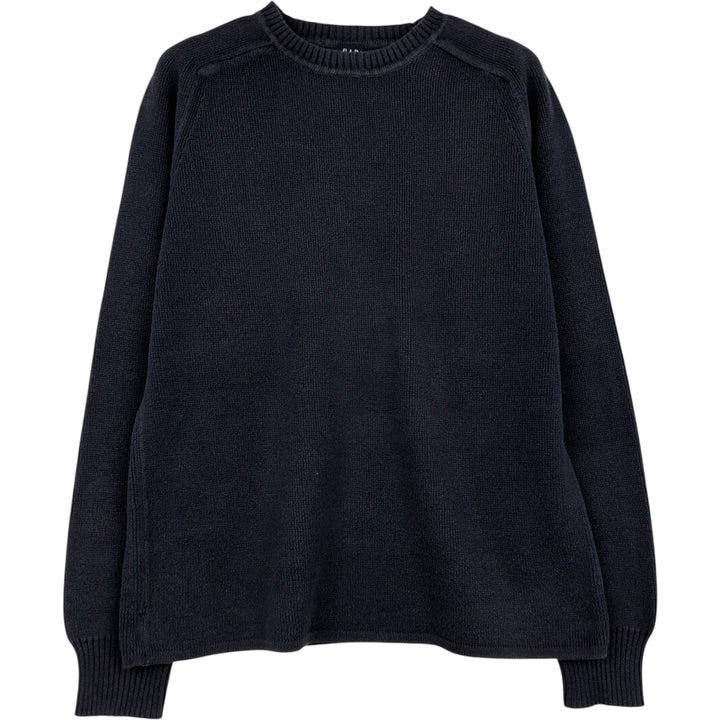 GAP Cotton Knit Sweater, Men's Size M cotton navy blue type Vintage Second Hand