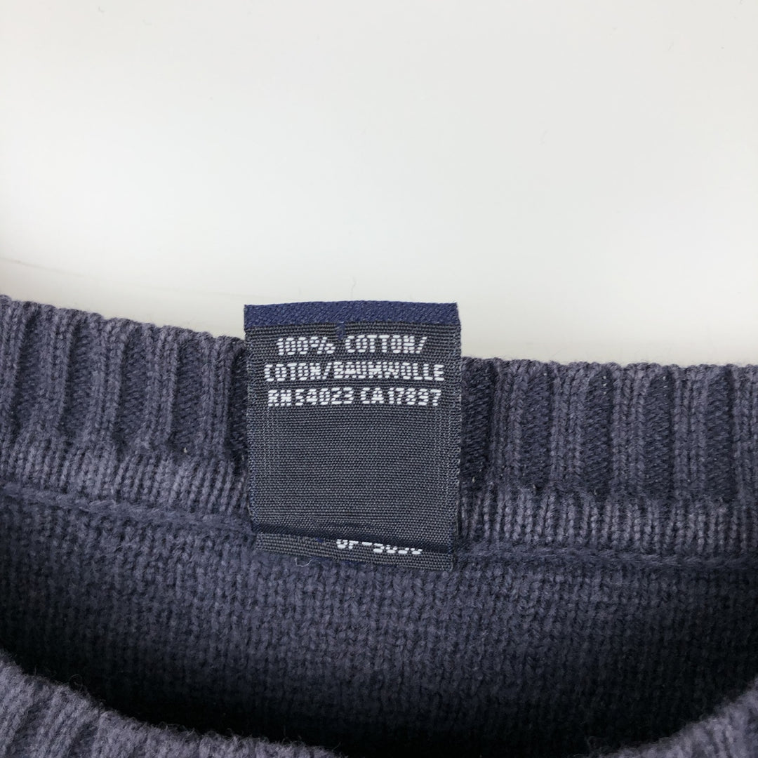 GAP Cotton Knit Sweater, Men's Size M cotton navy blue type Vintage Second Hand