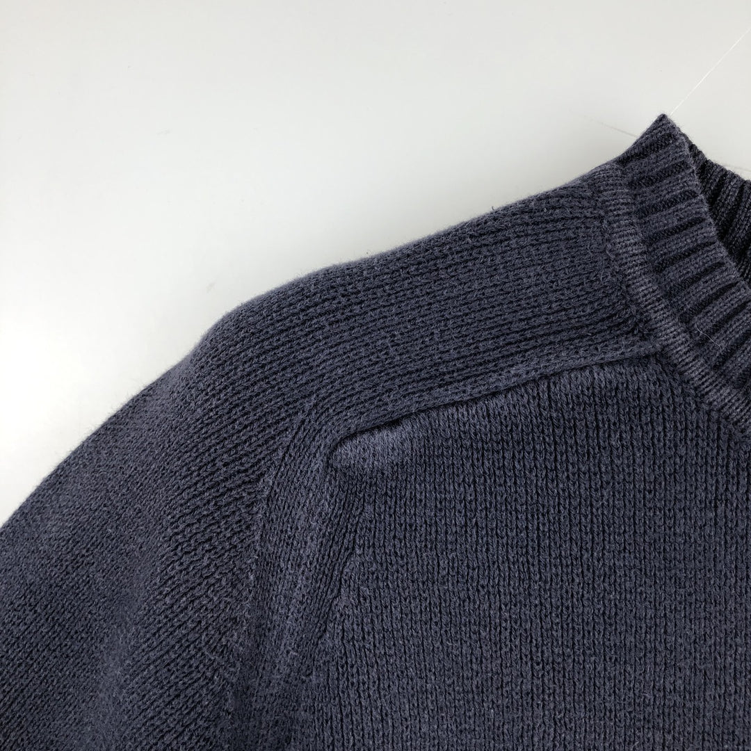 GAP Cotton Knit Sweater, Men's Size M cotton navy blue type Vintage Second Hand