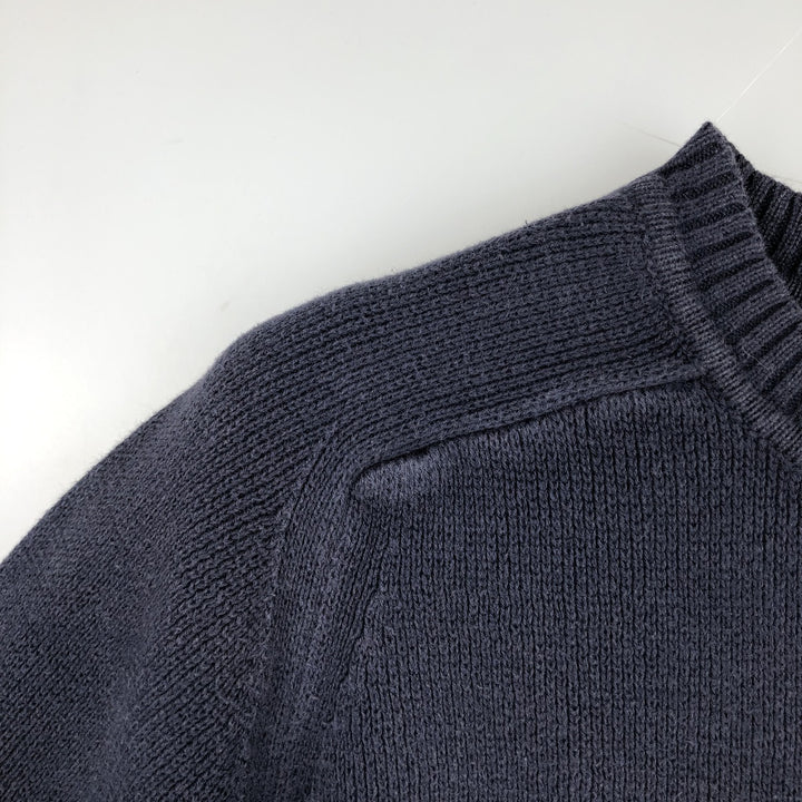 GAP Cotton Knit Sweater, Men's Size M cotton navy blue type Vintage Second Hand