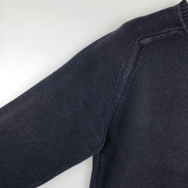 GAP Cotton Knit Sweater, Men's Size M cotton navy blue type Vintage Second Hand