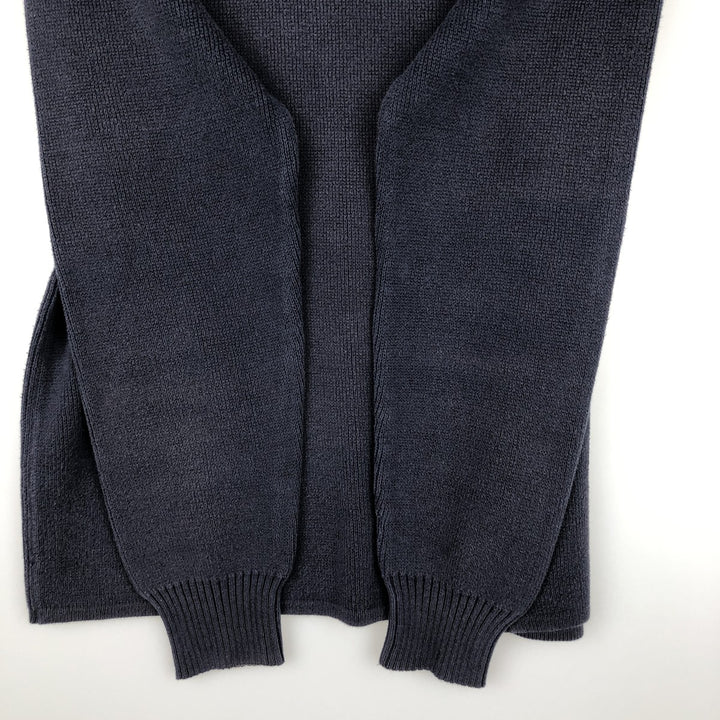 GAP Cotton Knit Sweater, Men's Size M cotton navy blue type Vintage Second Hand